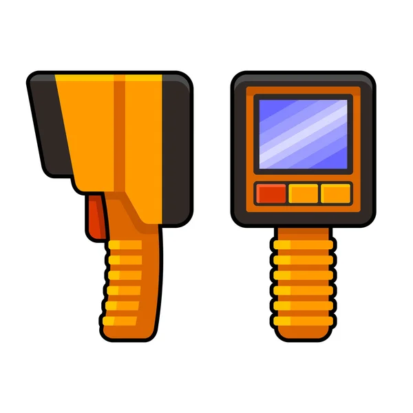 Thermografie van vloerverwarming Camera. Vector — Stockvector