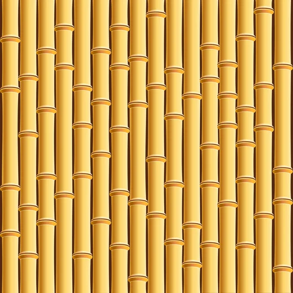 Fondo de patrón de palo de bambú marrón. Vector — Archivo Imágenes Vectoriales