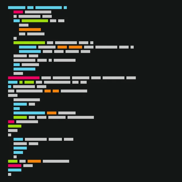 Liste des codes de programmation, Résumé Contexte de la programmation. Vecteur — Image vectorielle