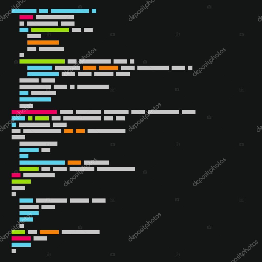 Program Code Listing Abstract 161906142 - WDRFree Vector illustration of Program Code Listing Abstract 161906142