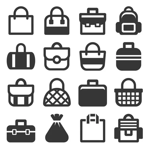 Set de iconos de bolsa — Vector de stock