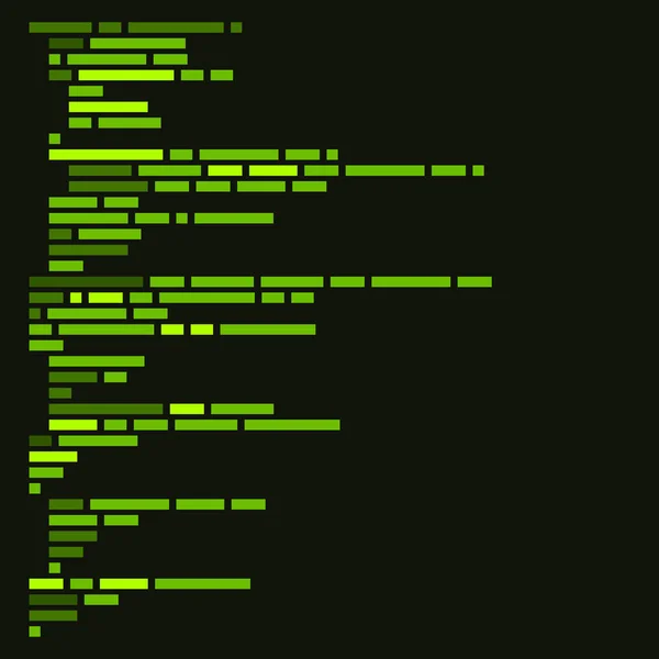 Listagem de código do programa, plano de fundo de programação abstrato. Vetor — Vetor de Stock