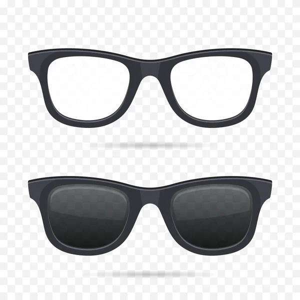 Óculos em Fundo Transparente. Vetor —  Vetores de Stock