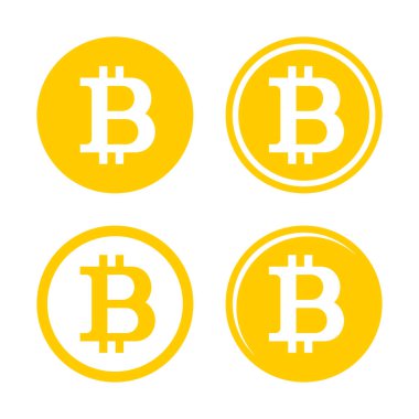 Bitcoin işareti Logo koymak
