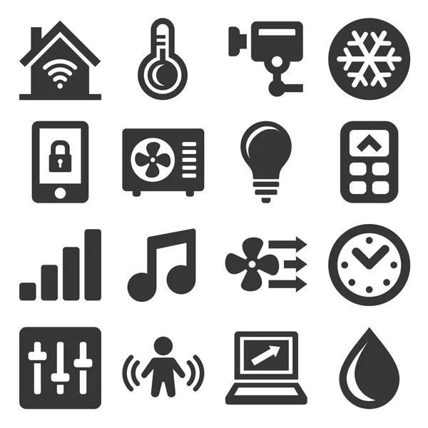 Conjunto de ícones de casa inteligente — Vetor de Stock