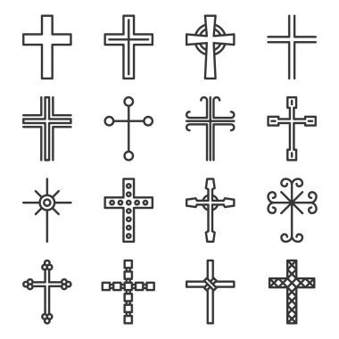 Beyaz Arkaplanda Simge Ayarları Yapıyor. Satır Biçimi Vektörü