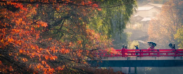 Herbstmorgen in Takayama — Stockfoto