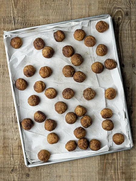 Albóndigas fritas italianas —  Fotos de Stock