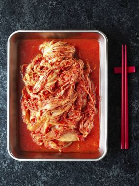 rustik Kore fermente lahana kimchi