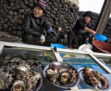 haenyeo geleneksel kadın balıkçılık dalgıçlar