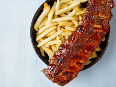 rustik Barbekü Domuz kaburga