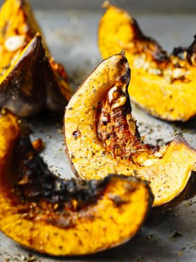 rustik altın pişmiş kabak