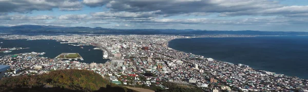 札幌天际线全景 — 图库照片