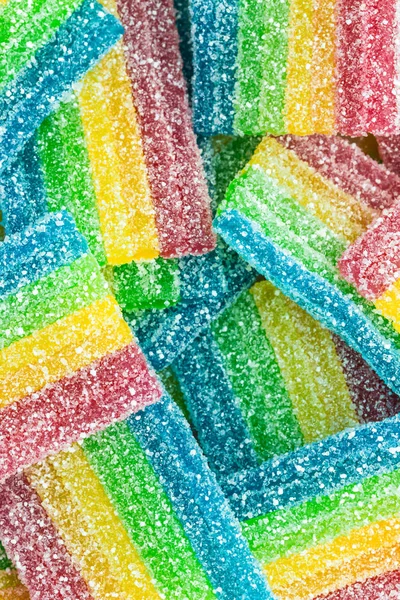 Красочные конфеты с фруктовым сахаром — стоковое фото