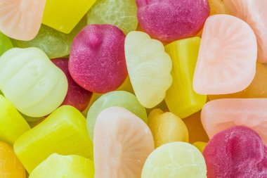 meyve sakızlı renkli şeker