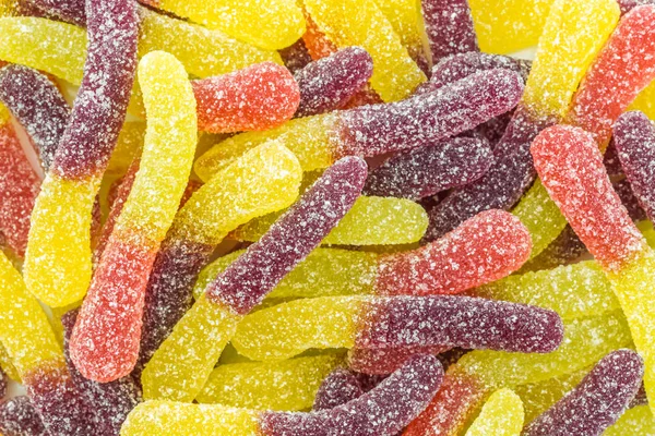 Красочные конфеты с фруктовым сахаром — стоковое фото
