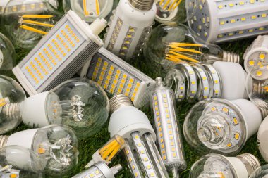 Eko Led ampuller çeşitli türde ailesi 