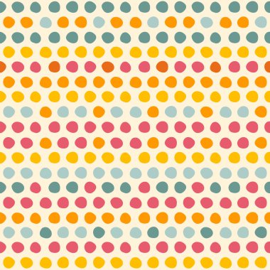 Çok renkli daireler ile Seamless Modeli