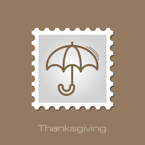 Зонтичная марка. Символ защиты от дождя — стоковый вектор