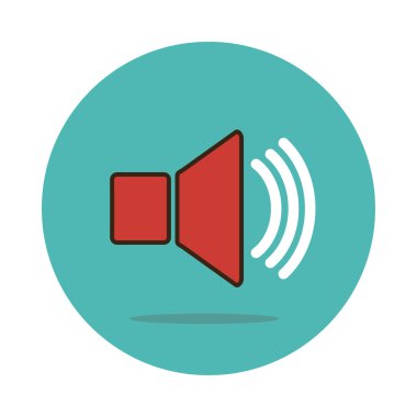 Ses hoparlör ses simge vektör