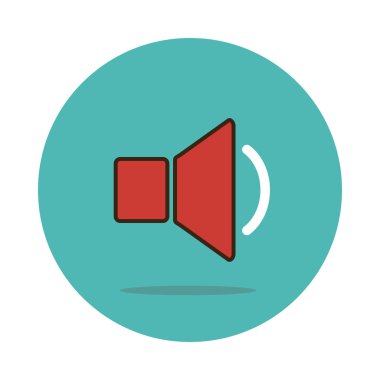 Ses hoparlör ses simge vektör