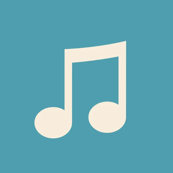 Musik Note Icon Vector — Stockvektor