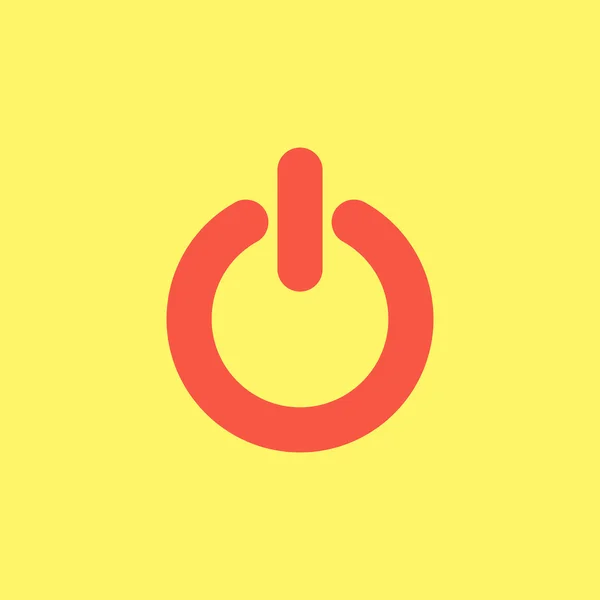 Start-ikonen. Power-knappen Logga — Stock vektor