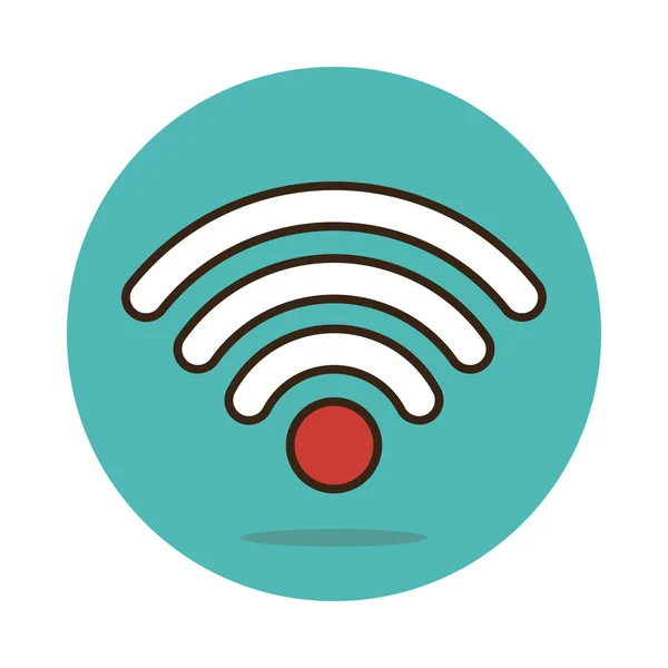 Icono del vector Wi-Fi — Vector de stock