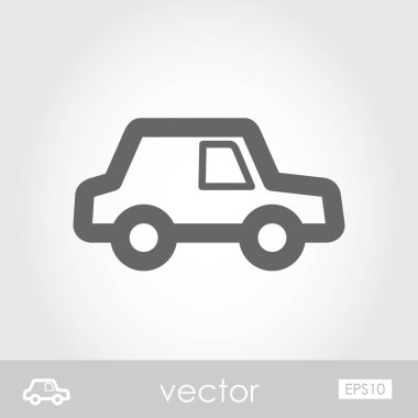 Araba vektör simgesi