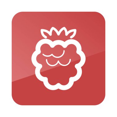 Ahududu anahat simgesi. Meyve