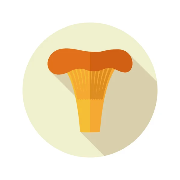 Icona a forma di fungo. Vettore vegetale — Vettoriale Stock
