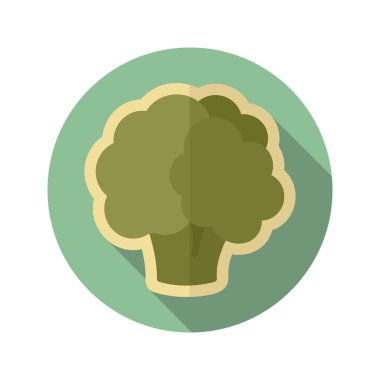 Karnabahar düz simgesi. Sebze vektör