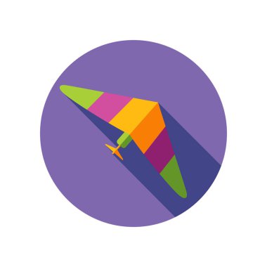 Hang Glider simgesi. Yaz. Tatil