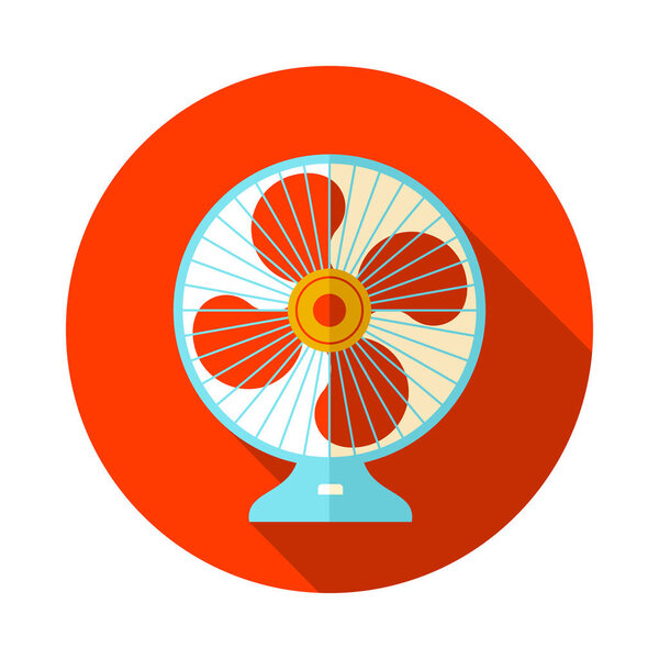 Ventilator icon. Summer. Vacation