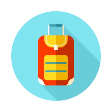 Bagaj simgesi. Seyahat. Yaz. Tatil