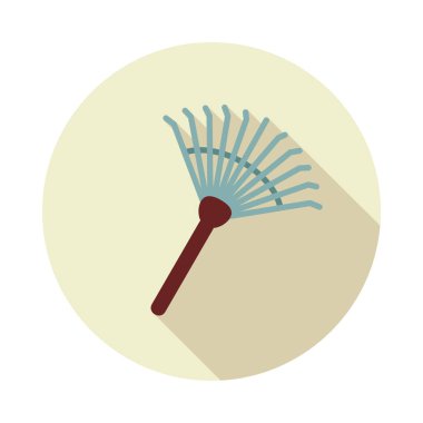 Bahçesi komisyon düz vektör simgesi