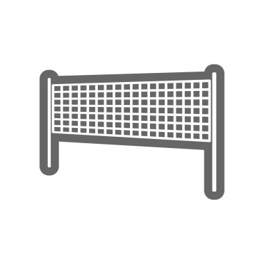 Voleybol net plaj spor idolü. Yaz. Tatil