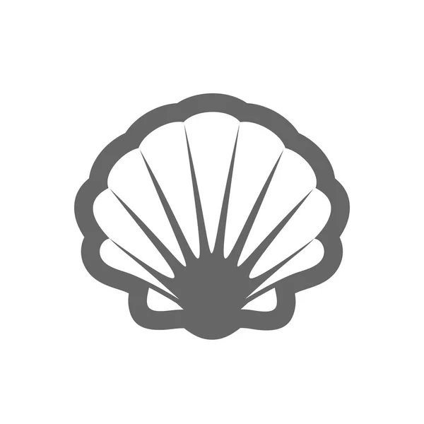 Seashell anahat simgesi. Yaz. Tatil
