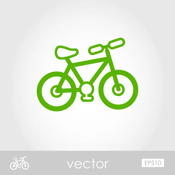 Kerékpár szerkezeti ikon. Nyári. Nyaralás — Stock Vector