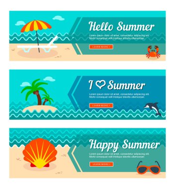 Seyahat ve tatil vektör afiş