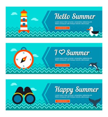 Seyahat ve tatil vektör afiş