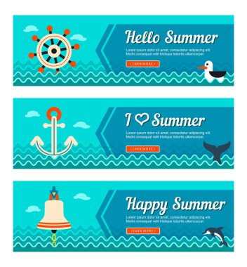 Seyahat ve tatil vektör afiş