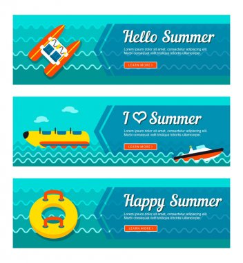 Seyahat ve tatil vektör afiş