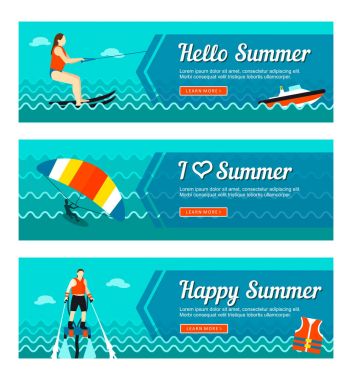 Seyahat ve tatil vektör afiş