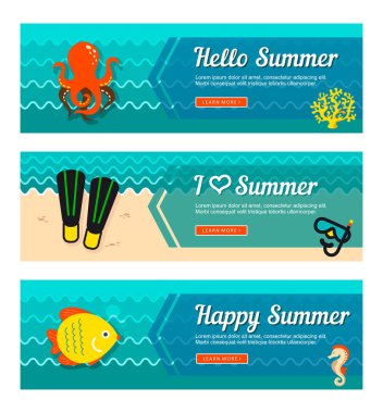 Seyahat ve tatil vektör afiş