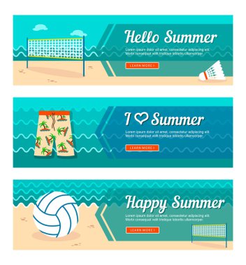 Seyahat ve tatil vektör afiş