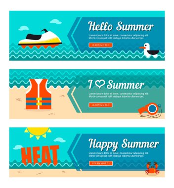 Seyahat ve tatil vektör afiş