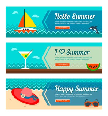 Seyahat ve tatil vektör afiş