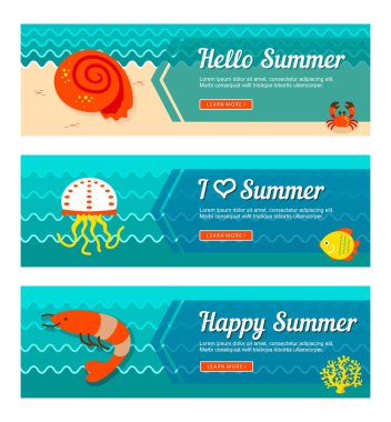 Seyahat ve tatil vektör afiş