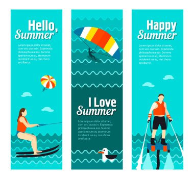 Seyahat ve tatil vektör afiş